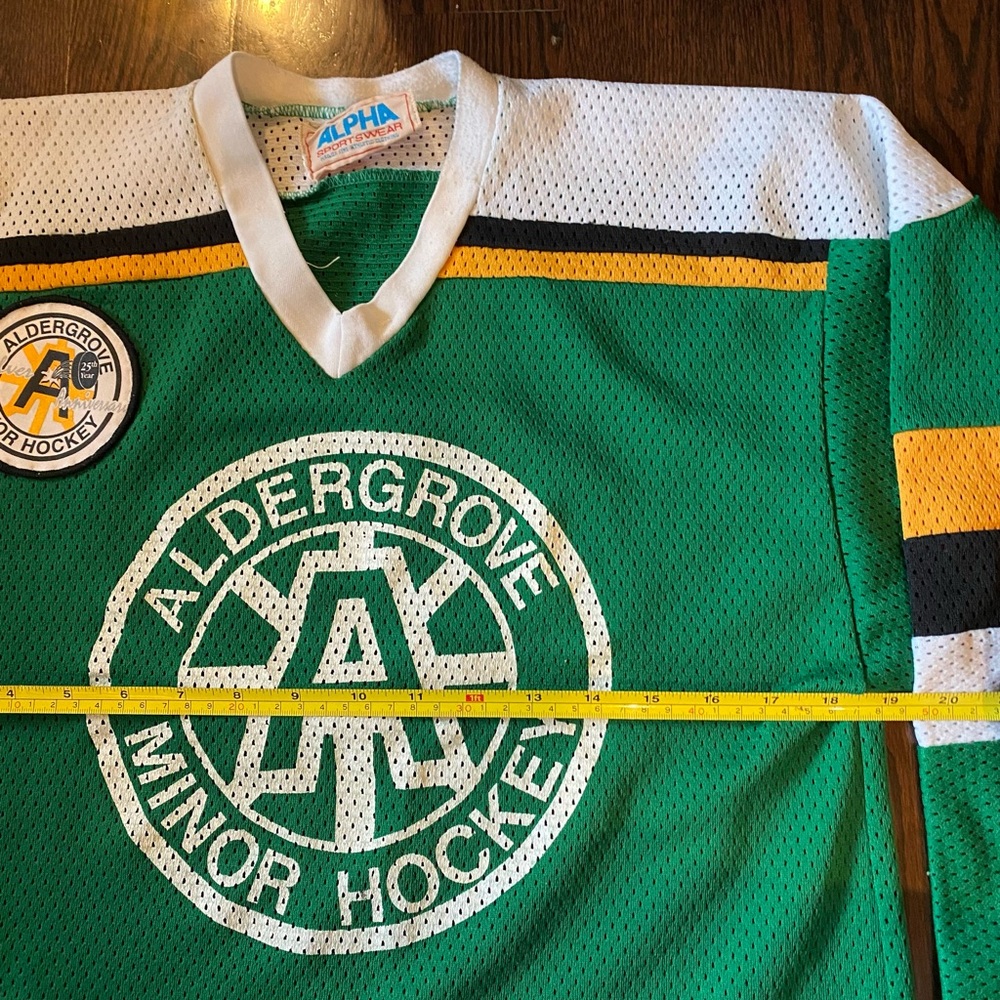 Alpha Boys Green AlderGrove Hockey Jersey XL - Picture 2 of 10